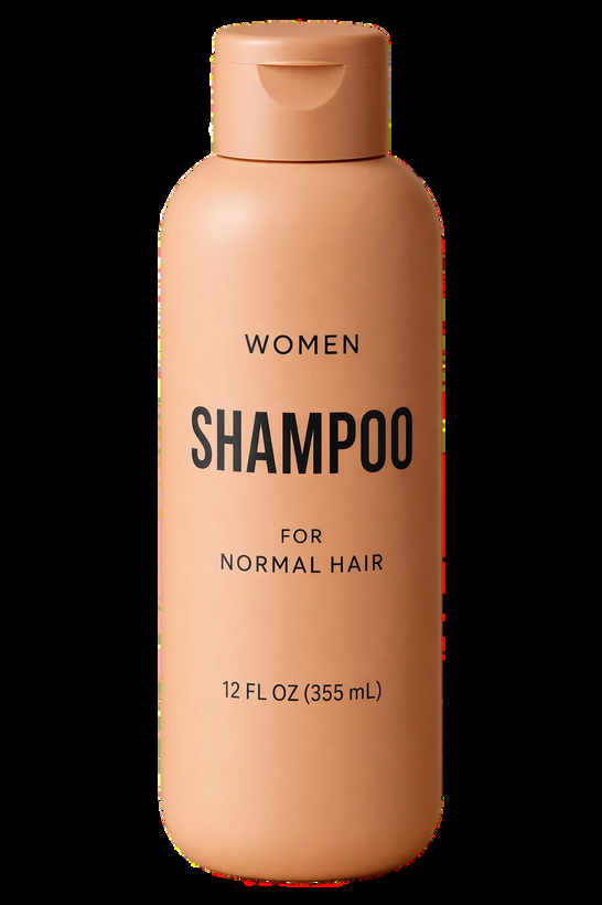 A shampoo bottle cut out from its original photo on a transparent background