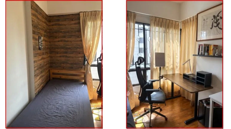 Before Wide-Angle Room Reveal - Unfiltered Singapore Property Photo